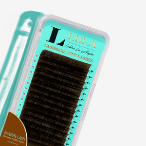 Deep Brown FAVORITE Cashmere Mink Lashes - Mixed Lengths Tray