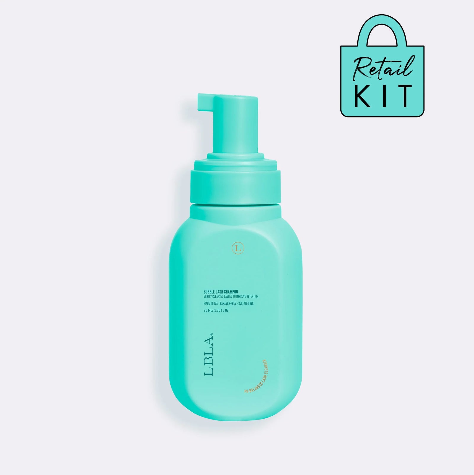 Botanical Eyelash Extension Shampoo- Retail Set Travel Size