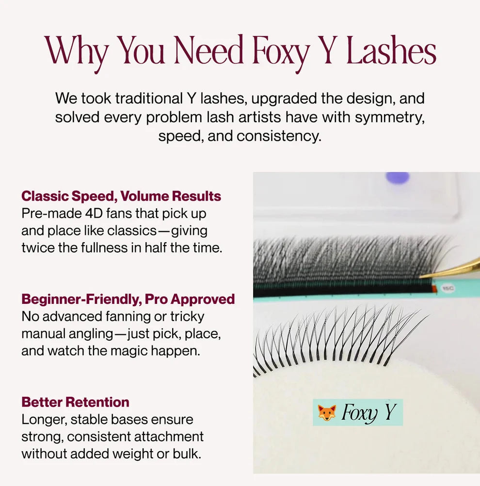 Foxy Y 0.07mm Individual Professional Volume Premade Lash Extensions