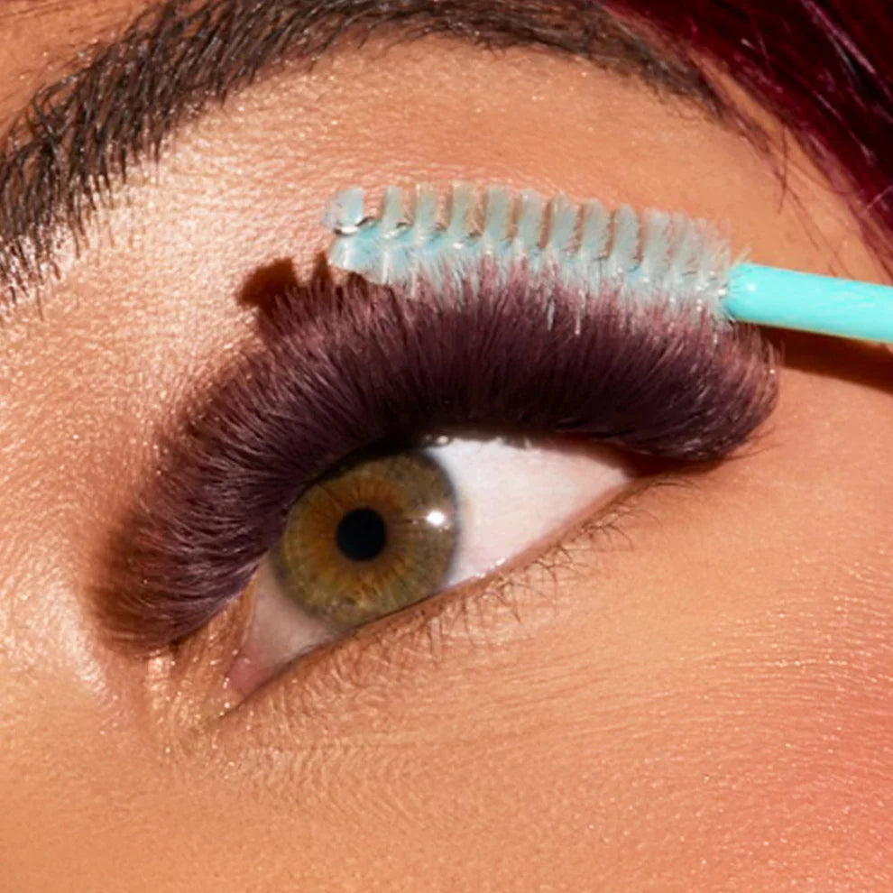 Flower Power True Matte Lashes 0.03mm - MERLOT BROWN Individual Lash Extensions