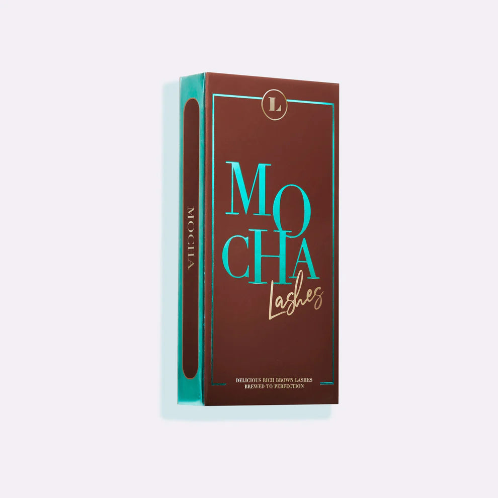 Mocha Brown Coloured FAVORITE Cashmere Faux Mink Lashes - Mixed Lengths